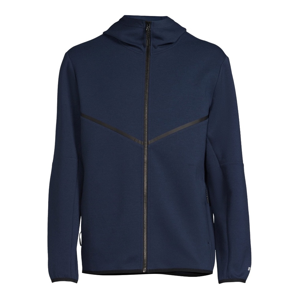 Russell Men's Active Fusion Knit Jacket in navy size S..used - Picture 5 of 5